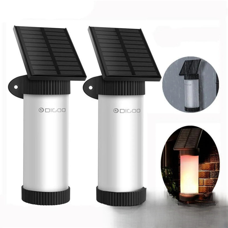 Applique Solaire Décorative Murale LED Jardin Lot de 2