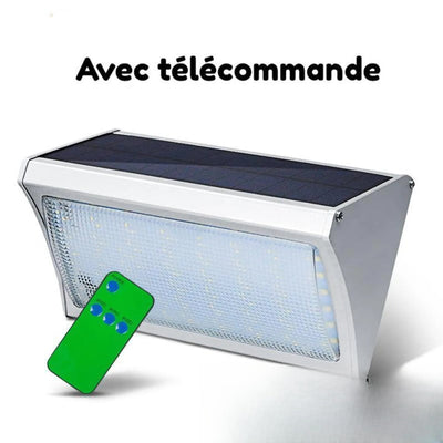 Applique Murale Solaire LED Design avec télécommande