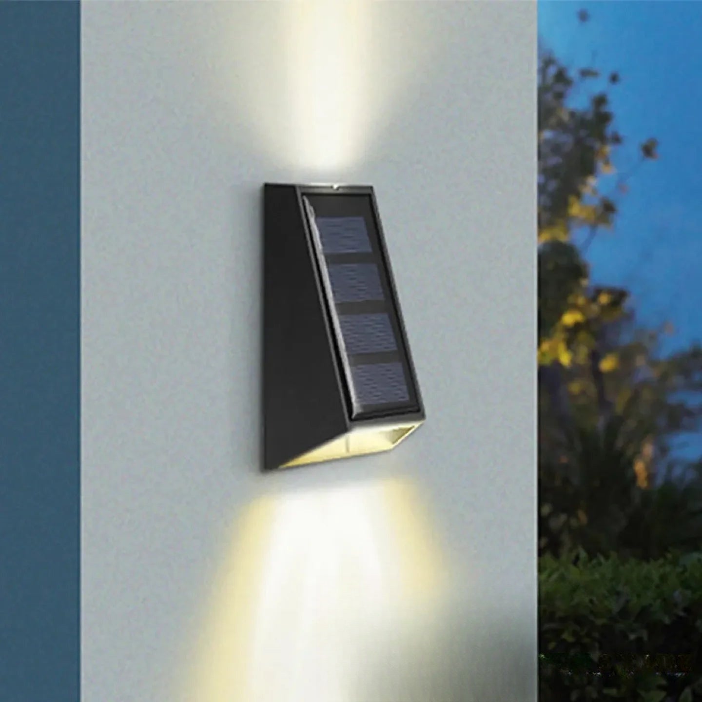 Applique Extérieure LED Solaire Éclairage Haut et Bas