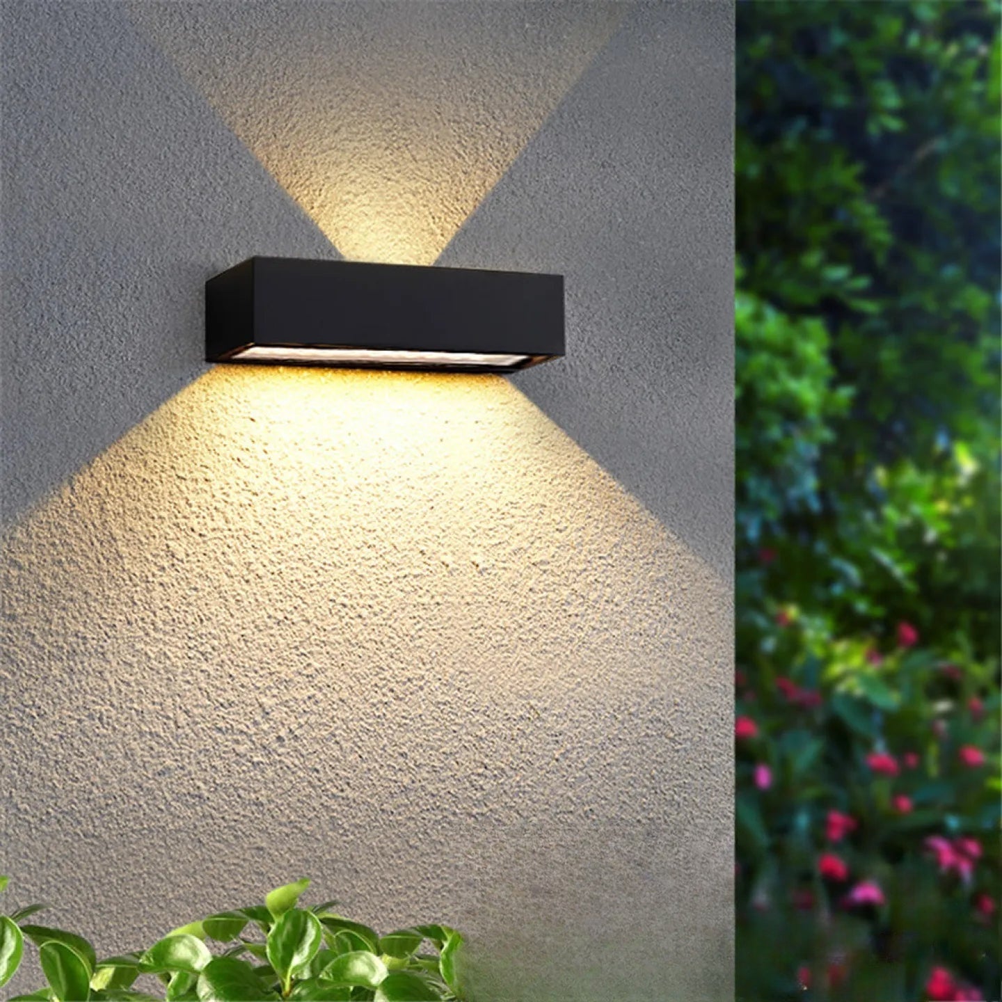 Applique Murale Solaire LED Éclairage Haut et Bas