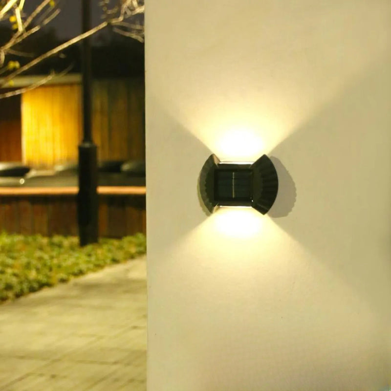 Applique Murale Solaire LED Éclairage Haut et Bas