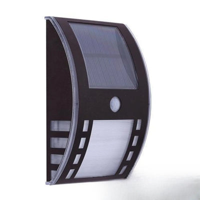 Applique Solaire Murale Décorative en Inox — finition Tantalite