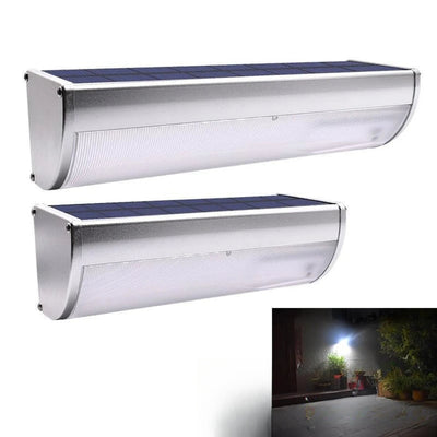 Applique solaire murale LED aluminium extérieure - vue produit