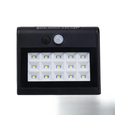 Applique solaire murale arc vue de face LED