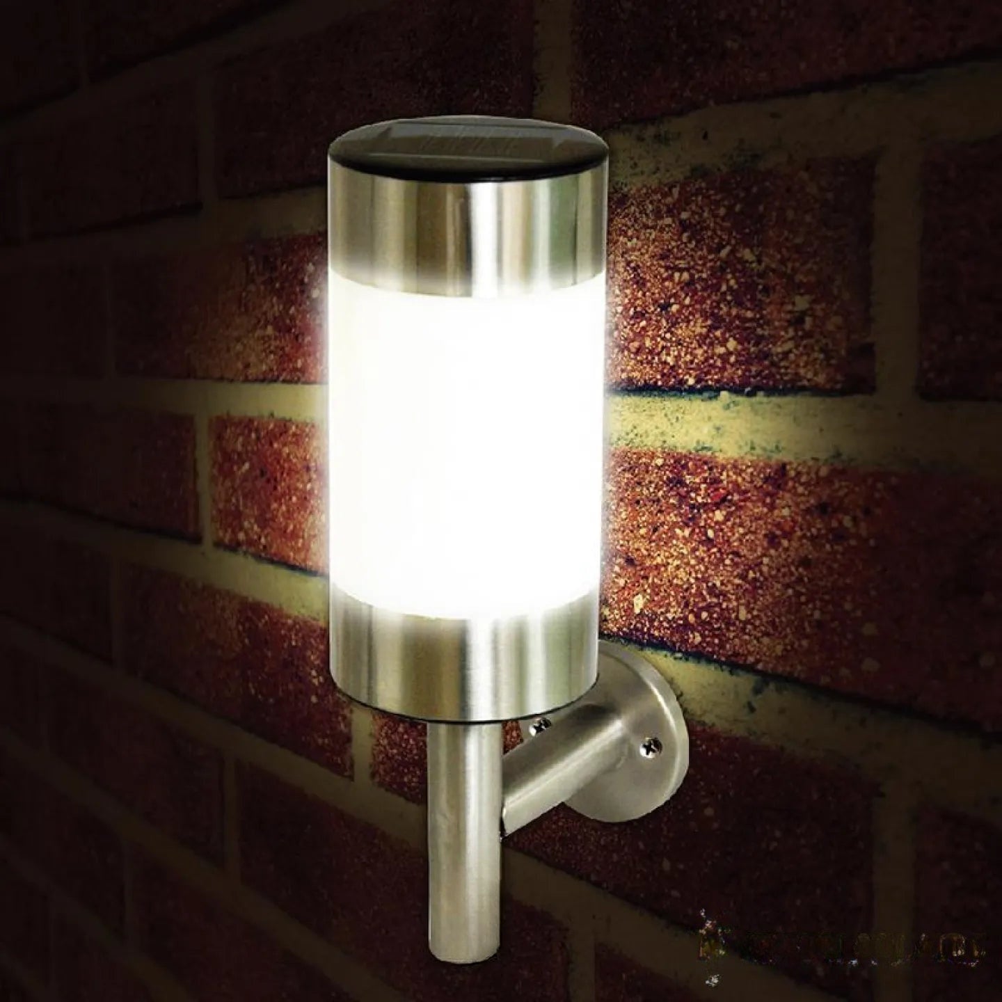 Applique solaire murale de balisage LED design extérieur