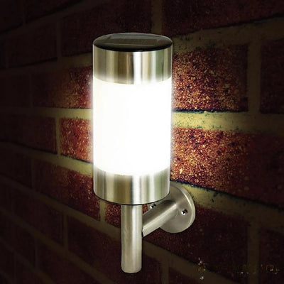 Applique solaire murale de balisage LED design extérieur