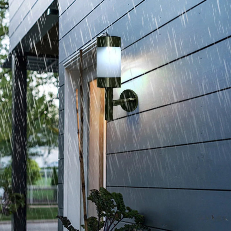 Applique solaire murale de balisage LED design extérieur