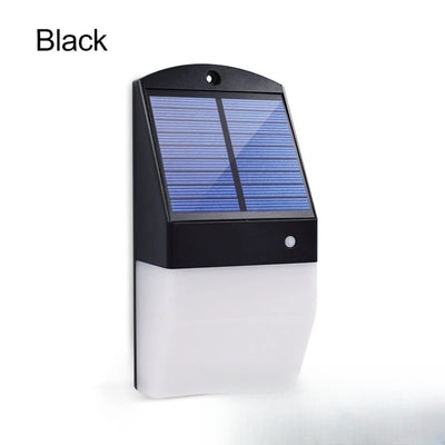 Applique solaire lumière blanche coloris noir