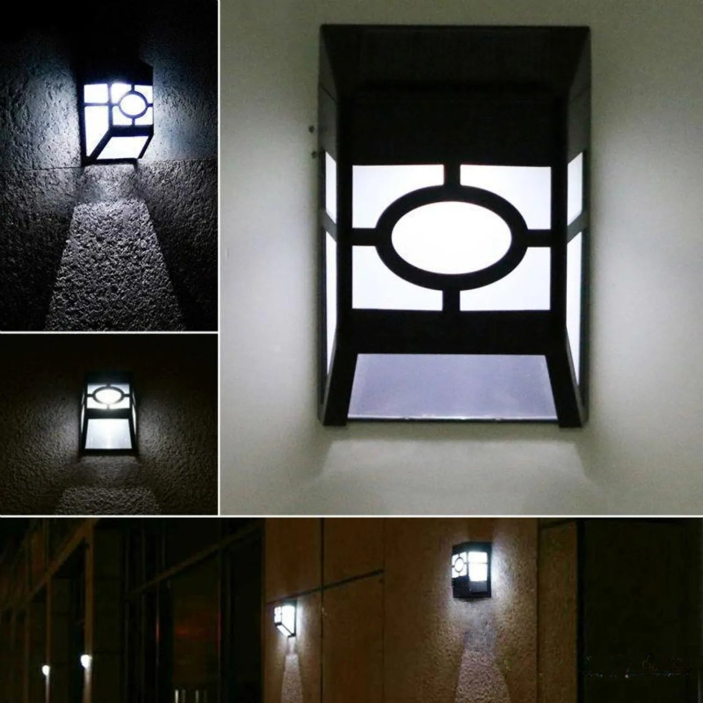 Applique murale solaire LED extérieure compacte