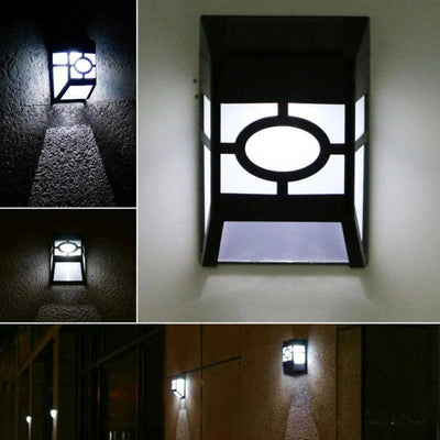 Applique murale solaire LED extérieure compacte