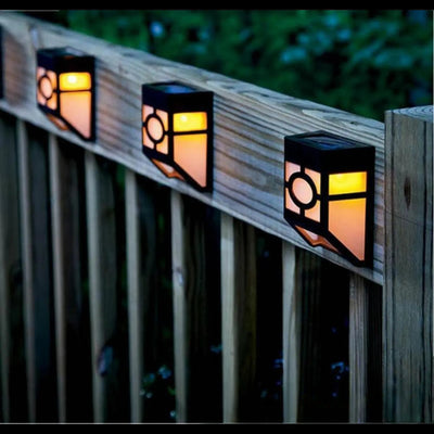 Applique murale solaire LED compacte clôture nuit