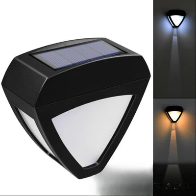 Applique solaire murale décorative LED extérieure jardin