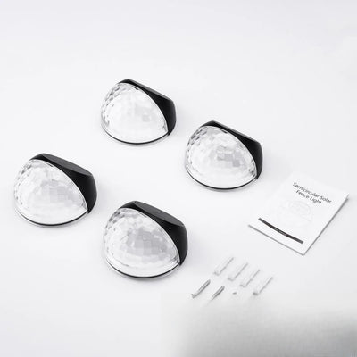 Appliques solaires de balisage lot avec visserie incluse