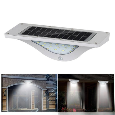 Applique solaire à détecteur de mouvement 16 LED murale - vue produit