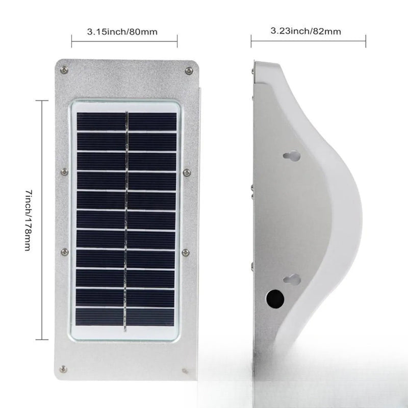 Applique solaire à détecteur de mouvement 16 LED murale - vue produit