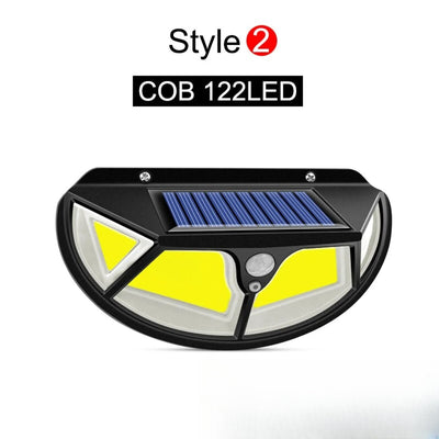 Applique solaire murale IP65 Modèle 2 - COB 122 LED