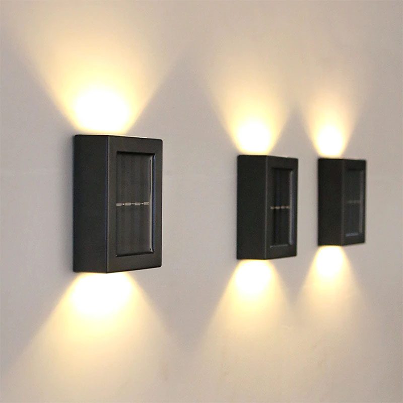 Applique murale solaire LED pour jardin