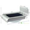 APPLIQUE SOLAIRE LED EN ALUMINIUM