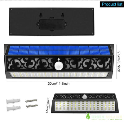 APPLIQUE SOLAIRE MURALE DESIGN AVEC DÉTECTEUR DE MOUVEMENT