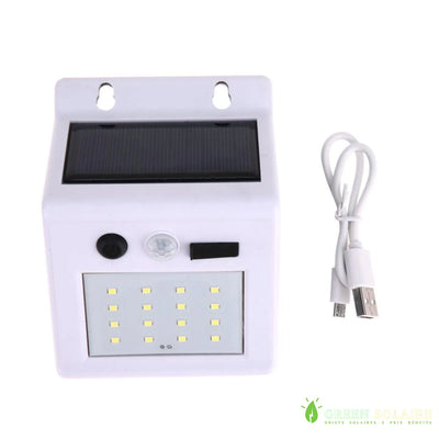 APPLIQUE SOLAIRE RECHARGEABLE 2EN1 BLANC + RGB