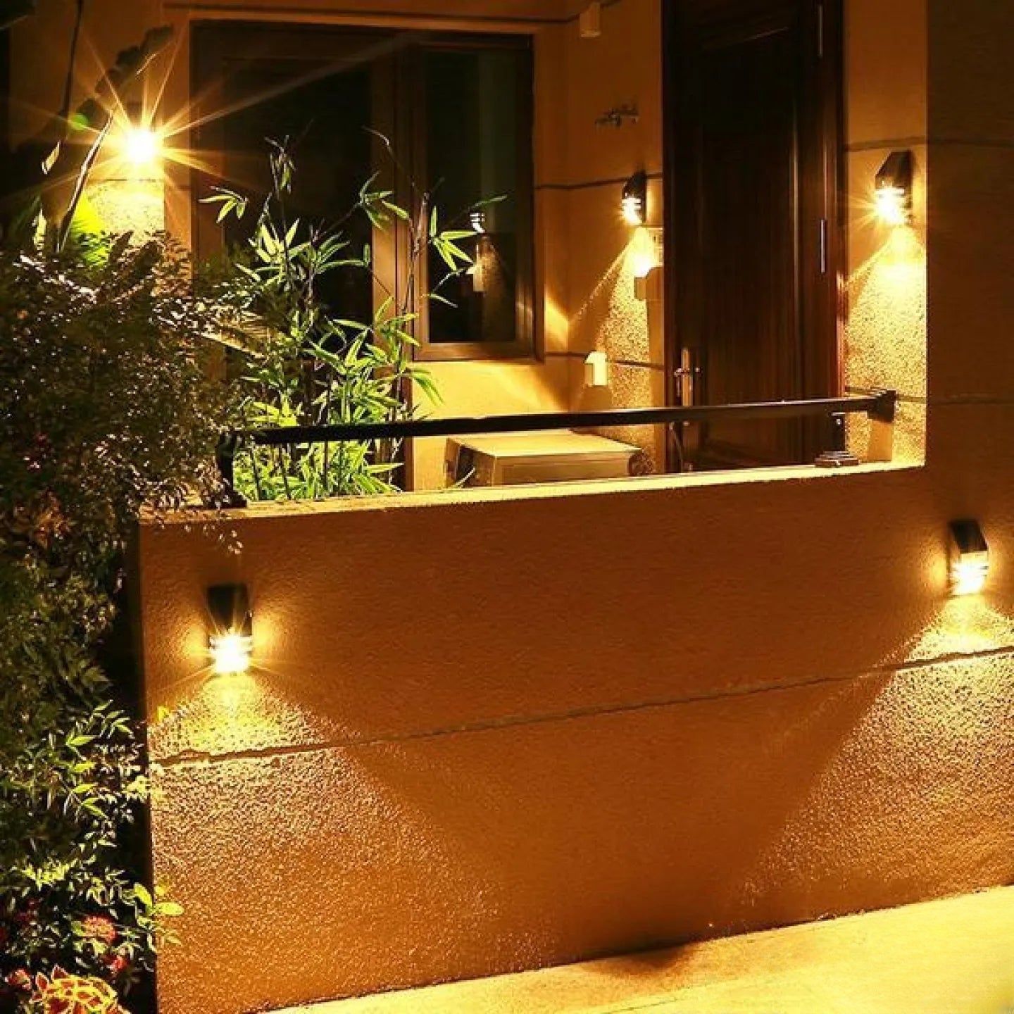 Applique Solaire Murale LED Design Extérieure