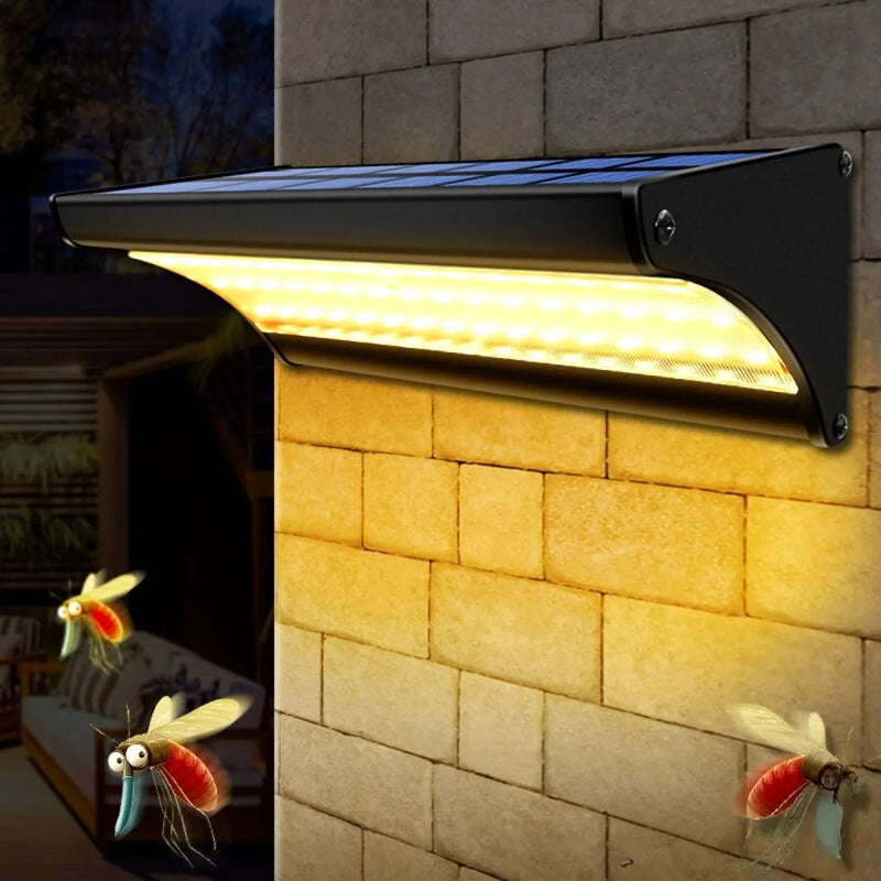 Applique Solaire Anti-Moustique LED Murale Extérieur