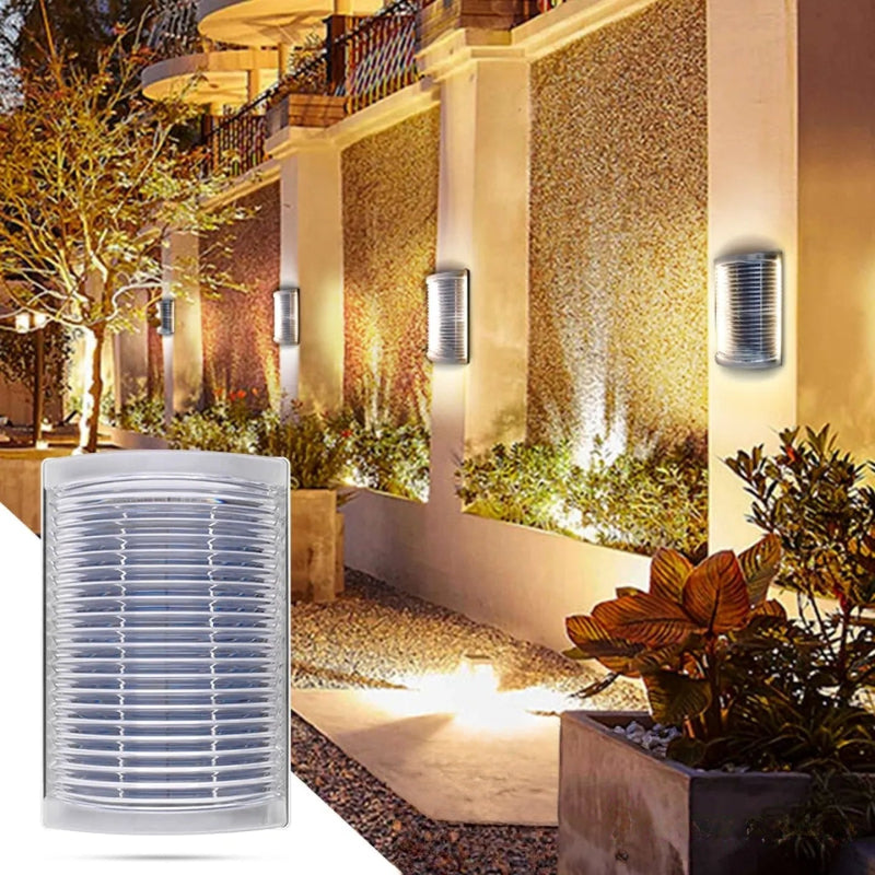 Lampe de balisage solaire LED pour allée extérieur