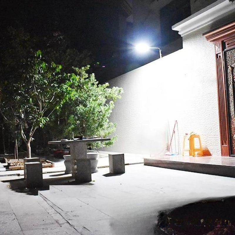 Lampadaire solaire balcon LED compact extérieur - vue produit