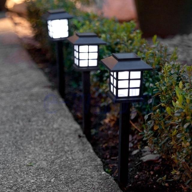 Balise solaire rétro noire LED haute luminosité IP65