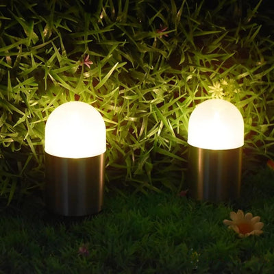 Balise Solaire de Jardin LED Blanc Chaud Lot de 4