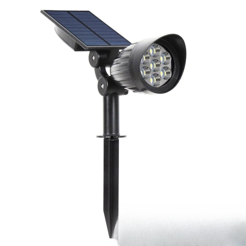 Spot solaire lumière blanche LED pour éclairage de jardin