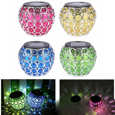 Bocal lumineux solaire LED décoration lumineuse jardin coloris