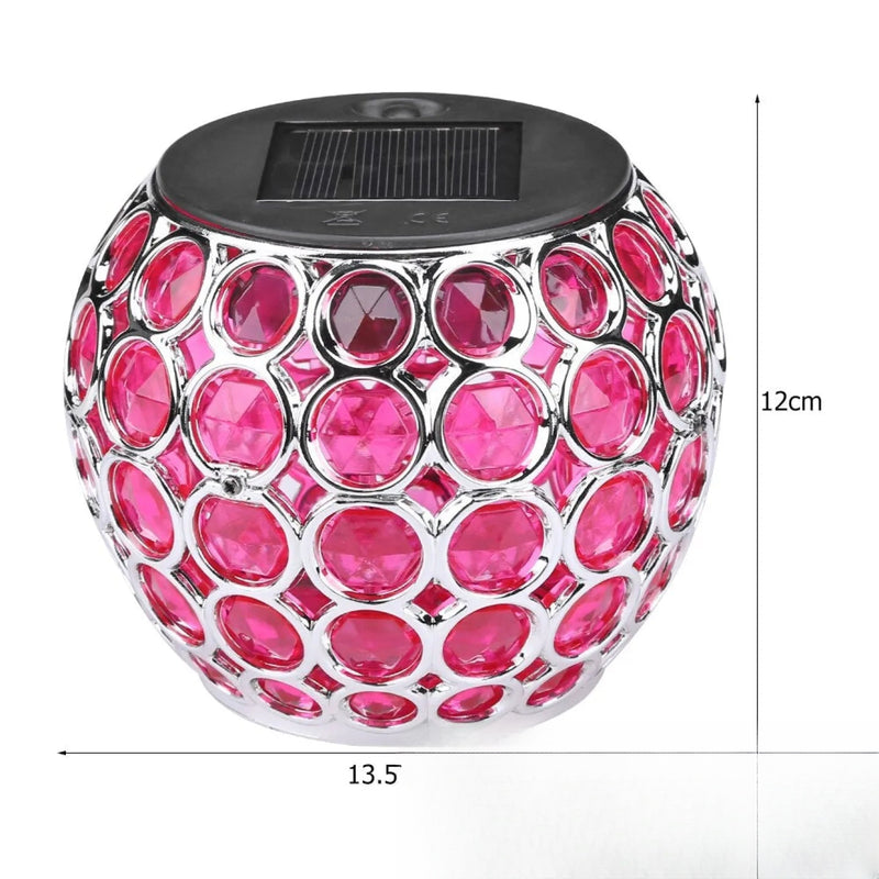 Bocal lumineux solaire LED décoration lumineuse jardin coloris