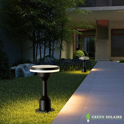 BORNE SOLAIRE DESIGN DE JARDIN