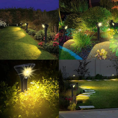 Borne Solaire Allée LED avec Détecteur de Mouvement