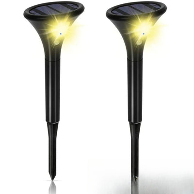 Borne Solaire Allée LED avec Détecteur de Mouvement