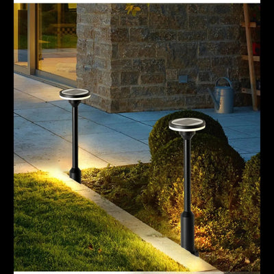 Borne Solaire Design de Jardin LED Extérieur Moderne