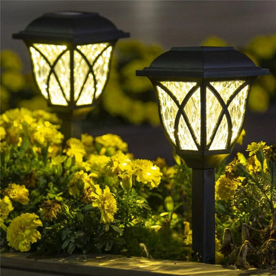Borne Solaire de Jardin LED Balisage Extérieur Autonome