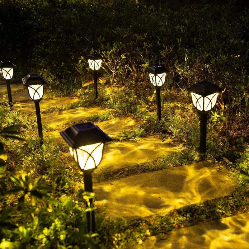 Borne Solaire de Jardin LED Balisage Extérieur Autonome