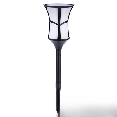Borne Solaire Moderne LED Éclairage Extérieur Jardin Lumière Blanche