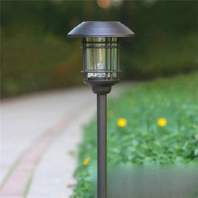 Borne Solaire LED de Jardin à Planter Extérieur