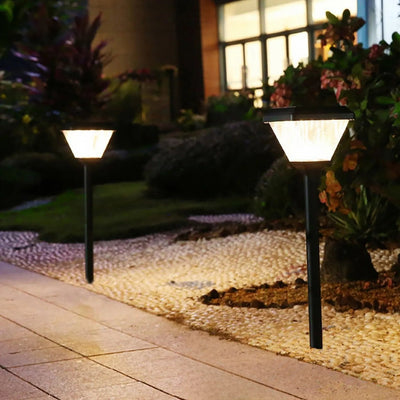 Borne Solaire Puissante LED Extérieure Jardin 55cm