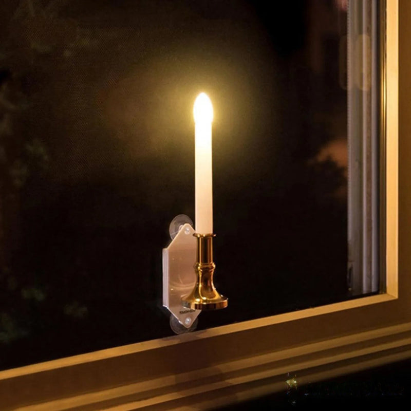 Bougie solaire décorative lumineuse pour jardin