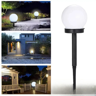 Boule lumineuse solaire décorative LED jardin lot de 6