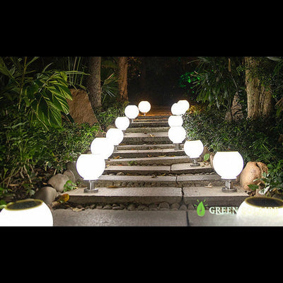 Boule Lumineuse Extérieure Solaire LED Décorative Jardin – boule décorative posée au jardin