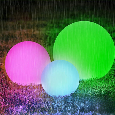 Boule Lumineuse Solaire Couleur Changeante LED Jardin RGB