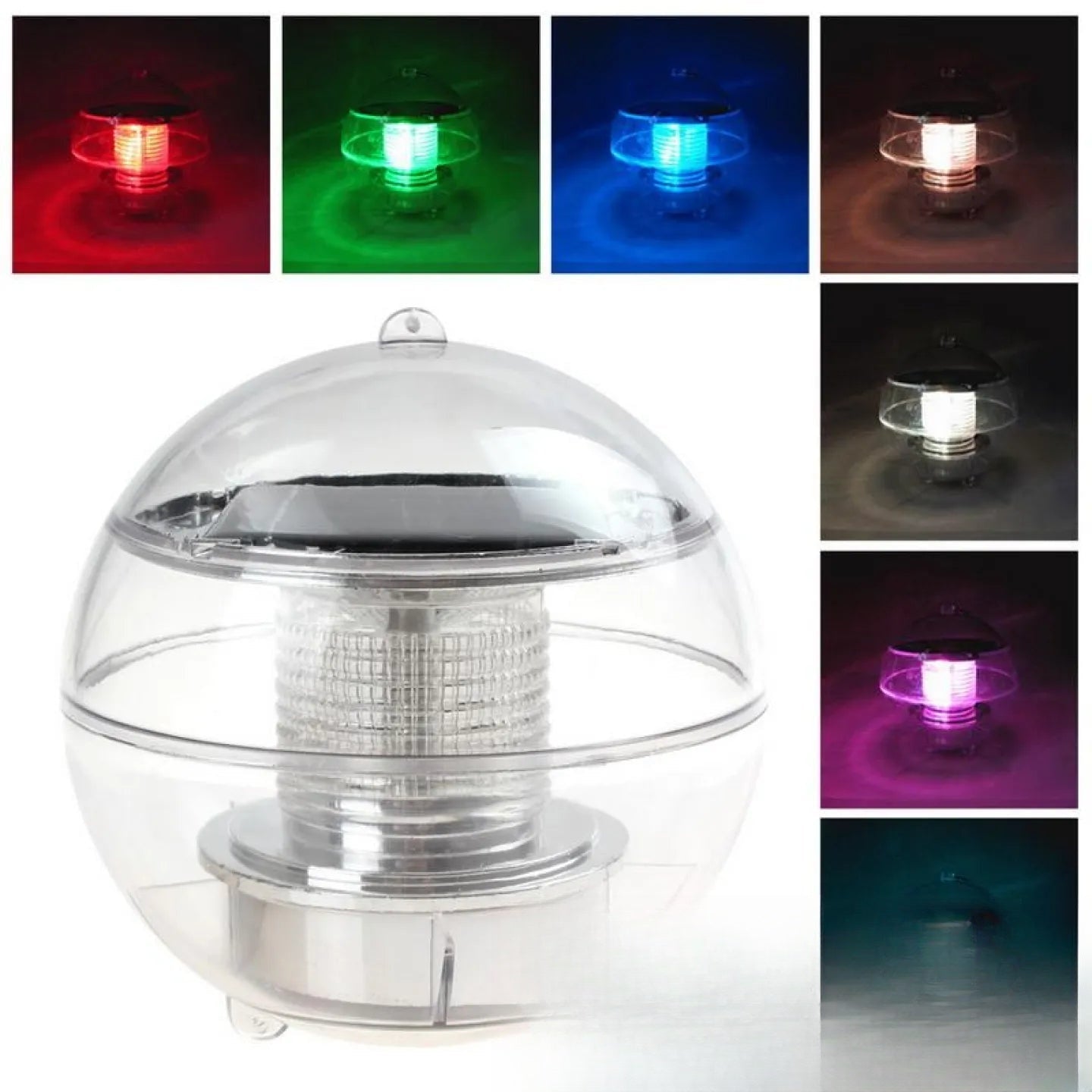 Boule Solaire Lumineuse Flottante RGB pour Piscine