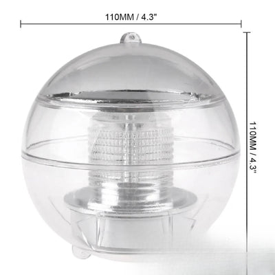 Boule Solaire Lumineuse Flottante RGB pour Piscine – recharge solaire autonome, sans fil