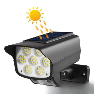 Caméra factice solaire à recharge solaire, dissuasion