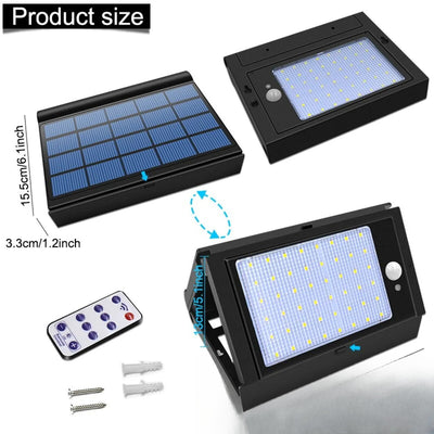 Lampe solaire pliable camping dimensions